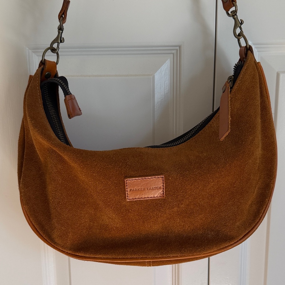 Brown Suede Women's Bag